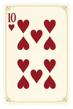 Ten of hearts