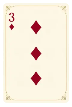 Three of diamonds