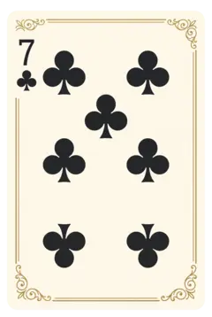 Seven of clubs