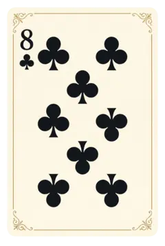 Eight of clubs