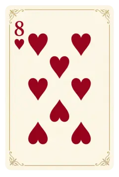 Eight of hearts
