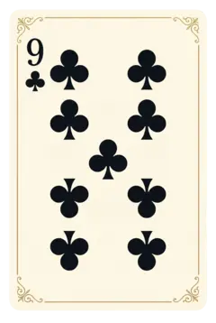Nine of clubs
