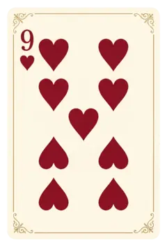 Nine of hearts