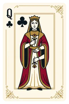 Queen of clubs